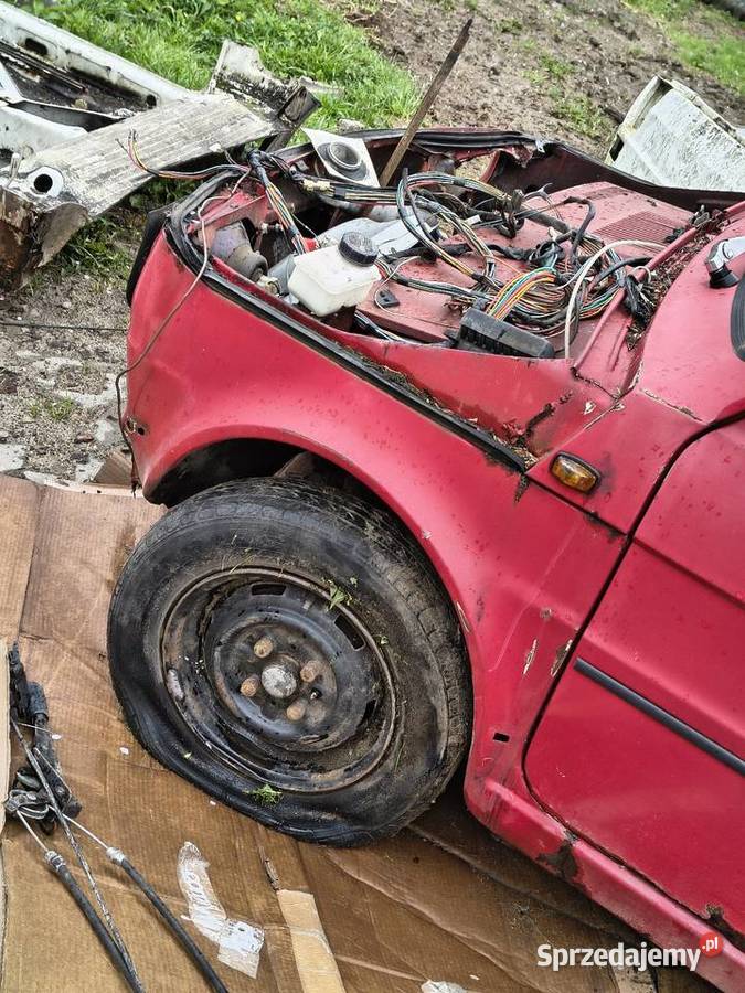 Fiat 126 do remontu do poskładania 11km Jazowsko