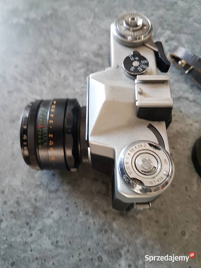 APARAT ZENIT E FUTERAL LAMPA BLYSKOWA KOMPLET wielkopolskie Turek