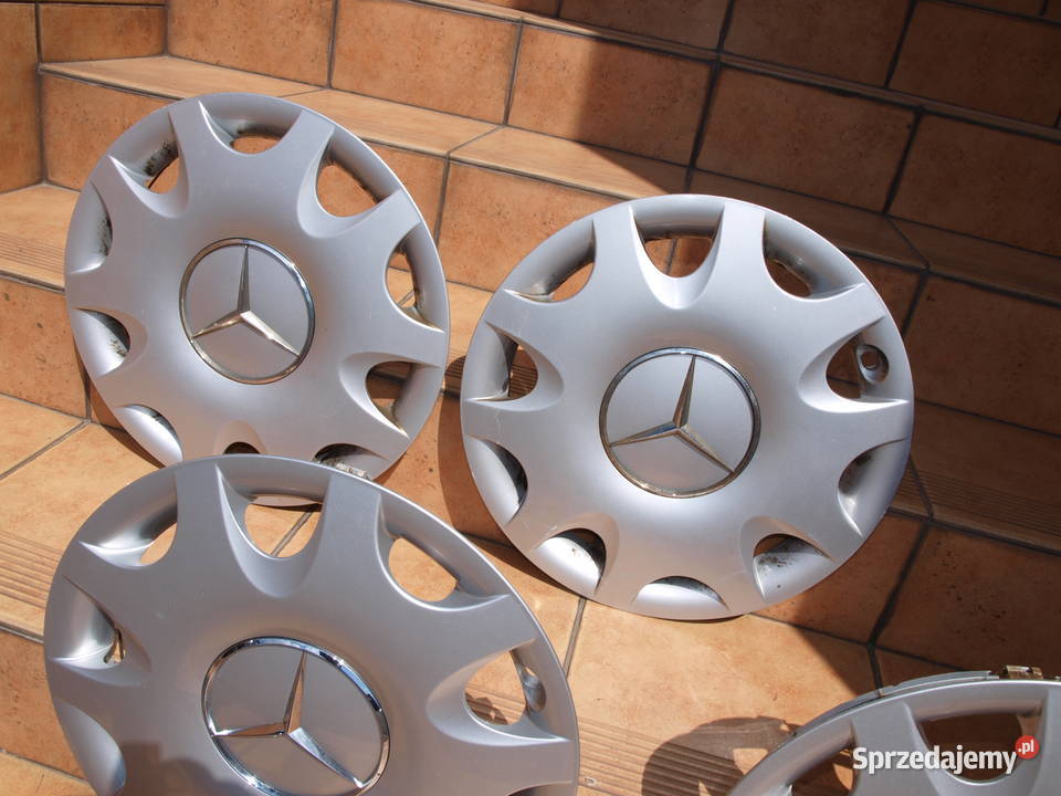 Mercedes kołpaki 15 oryginalne komplet 4 sztuki Koła i felgi Kalisz
