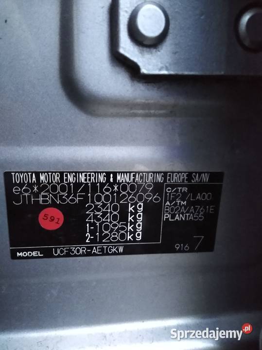 Lexus Ls 430 tylna kanapa LA00 lubelskie Biała Podlaska sprzedam