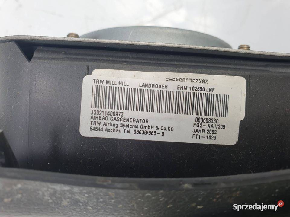 PODUSZKA AIRBAG LAND ROVER DISCOVERY