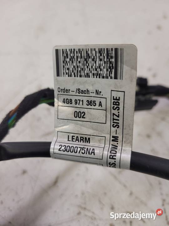 WIĄZKA FOTELA KIEROWCY AUDI A6 C7 A7 4G8971365A Przystajń