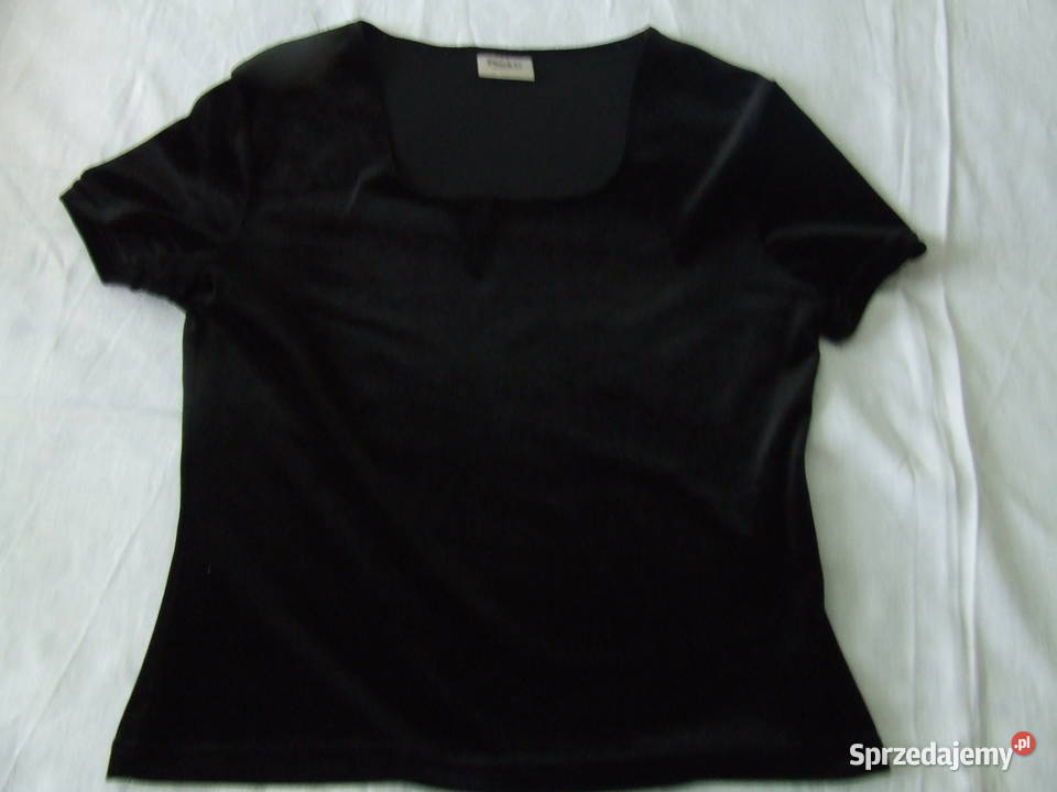 Bluzeczka liliowa ecri czarna R 38 40 fioletowy Oborniki Śląskie