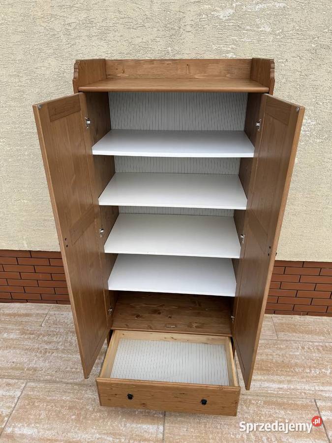 Szafa 2 drzwiowa drewniana Ikea Leksvik Sulbiny