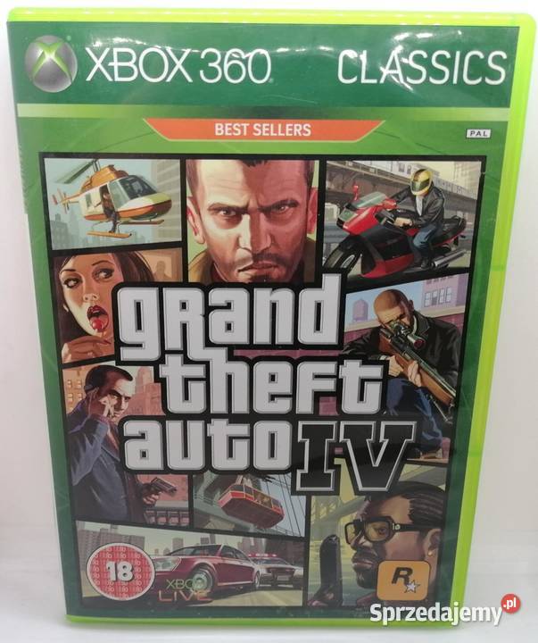 Gra GTA IV mapa Xbox 360 Elbląg