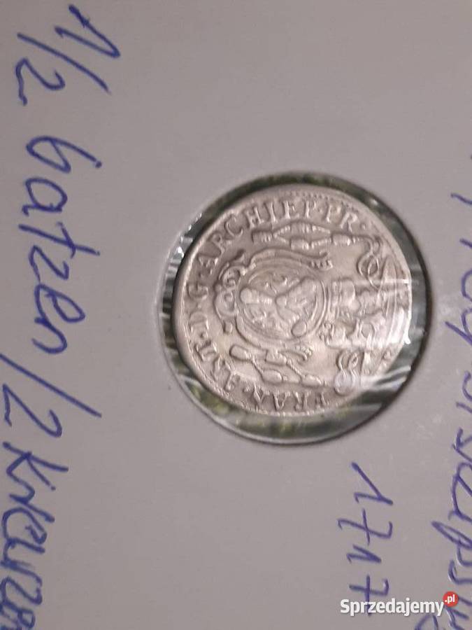 moneta srebrna Arcybiskupstwo Salzburg z 1717r podlaskie Łomża