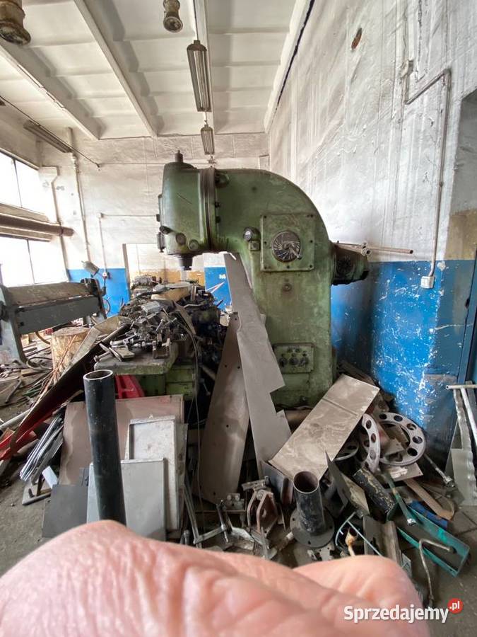 FREZARKA PIONOWA duża TOS stół obrotowy Wola Murowana
