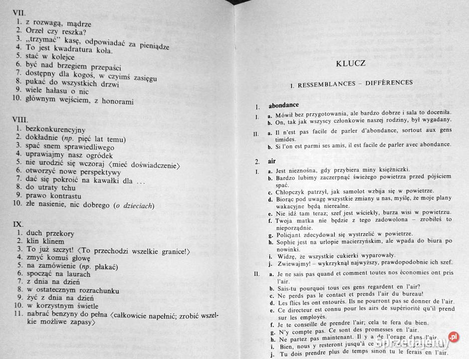 Idiomy francuskie w ćwiczeniach Krystyna Chełm