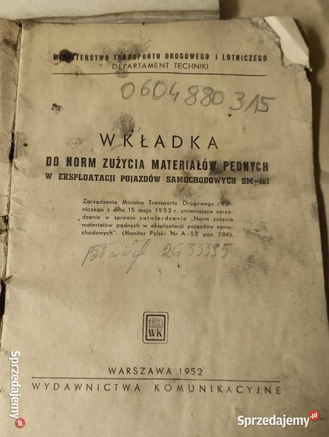 Książki samochodowe Pozostałe Ostrowiec Świętokrzyski