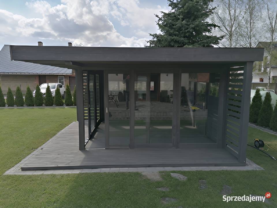 Altana 29 Szklana 4x5m z Dachem z Blachy Podłogą śląskie Parzymiechy