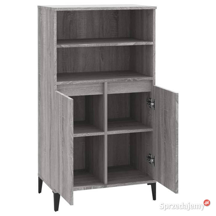 Wysoka szafka szary dąb sonoma 60x36x110 mazowieckie Warszawa