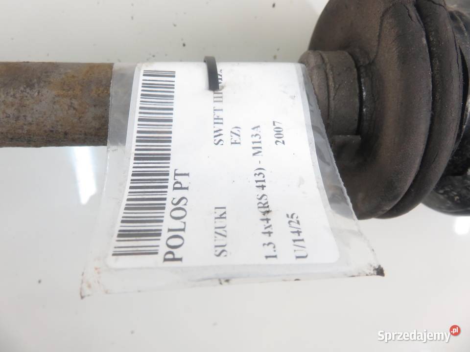 PÓŁOŚ PRAWA TYLNA SUZUKI SWIFT III 13 4x4 M13A