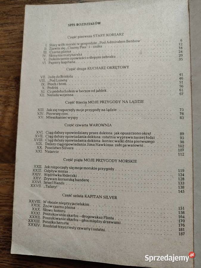 Wyspa Skarbów Robert Louis Stevenson Kraków