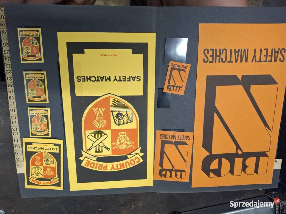 Etykiety zapałczane klaser Brzeg Dolny