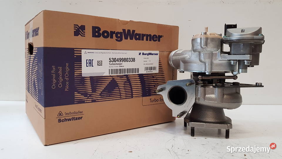 Nowa turbosprężarka BorgWarner KKK 53049980338 Siedlce sprzedam