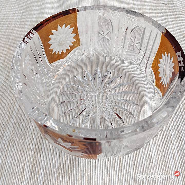 kryształowa bombonierka Porcelana i szkło Bukowno