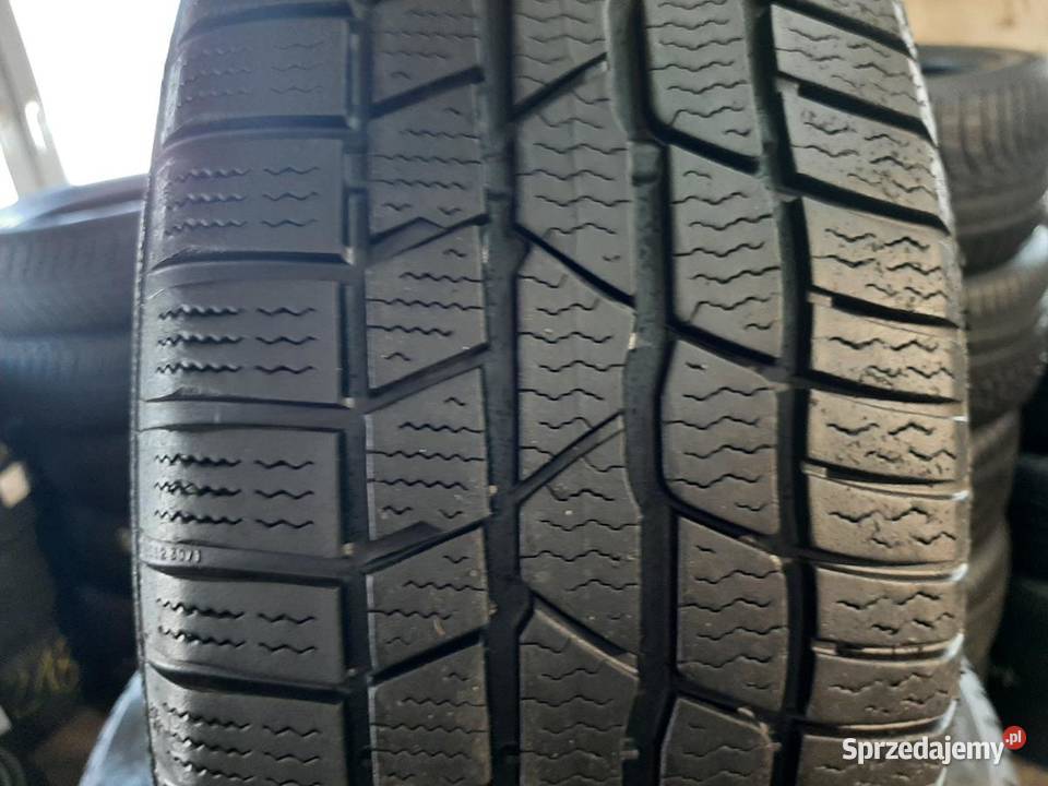 2x Opona UŻYWANA ZIMOWA 20550R17 CONTINENTA 150 Zaścianki sprzedam