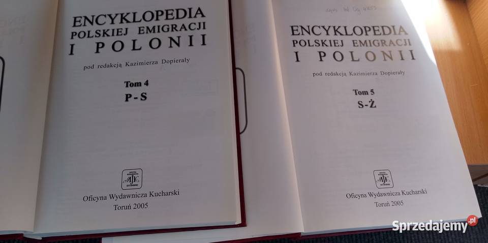 Encyklopedia polskiej emigracji i Polonii Tom 1 pomorskie Gdańsk