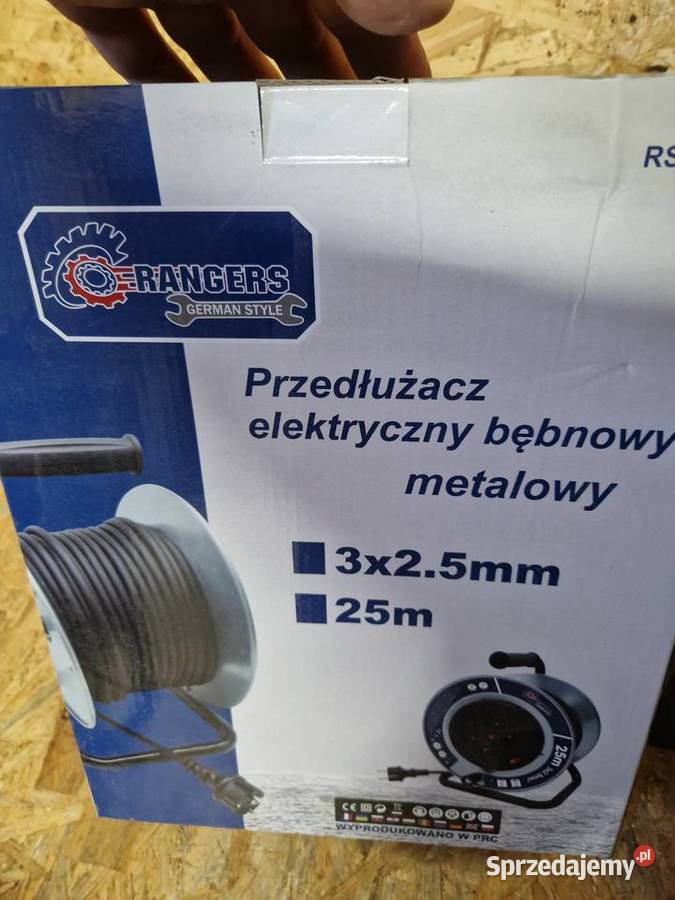 Przedłużacz bębnowy ogrodowy Rangers 25 m 4 Głogowa sprzedam