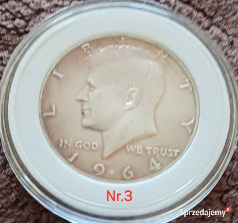 12 Dolara USA 1964 r JF Kennedy 3 Mennicze Konin
