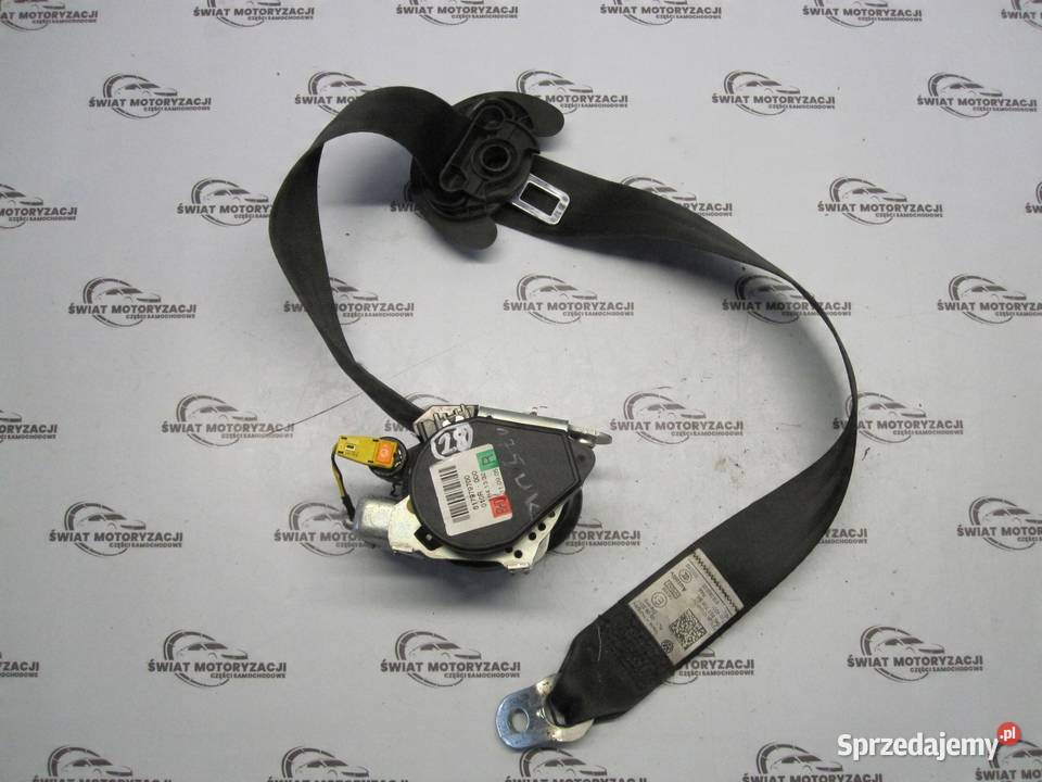 VW GOLF VI 10r pas bezpieczeństwa prawy przód osobowe