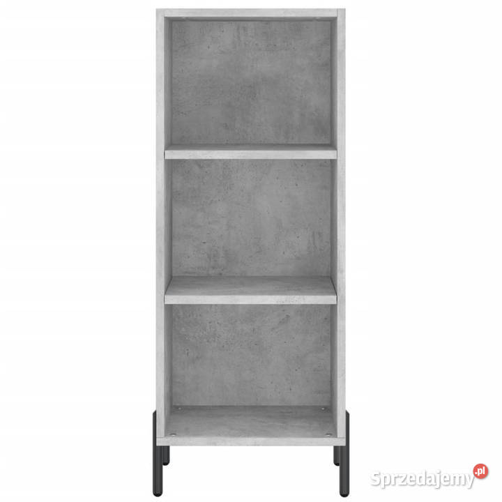 Wysoka szafka szarość betonu 345x34x180 mazowieckie Warszawa