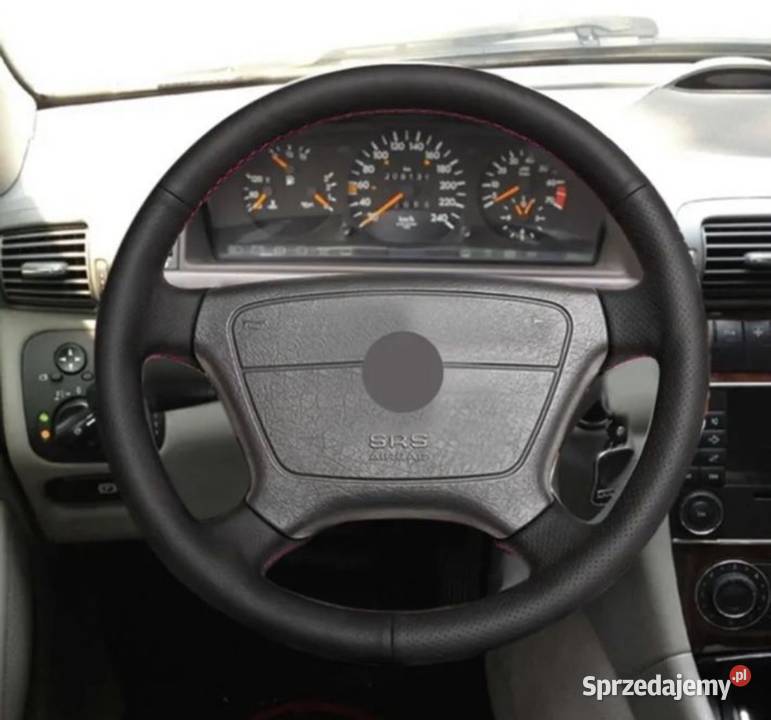Skórzane poszycie kierownicy MERCEDES W210 LIFT Rudna