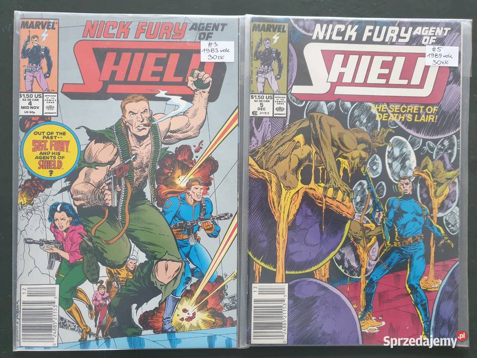 Nick Fury Agent Of SHIELD 8 komiksów 19831989 Rok wydania 1983 Gdynia