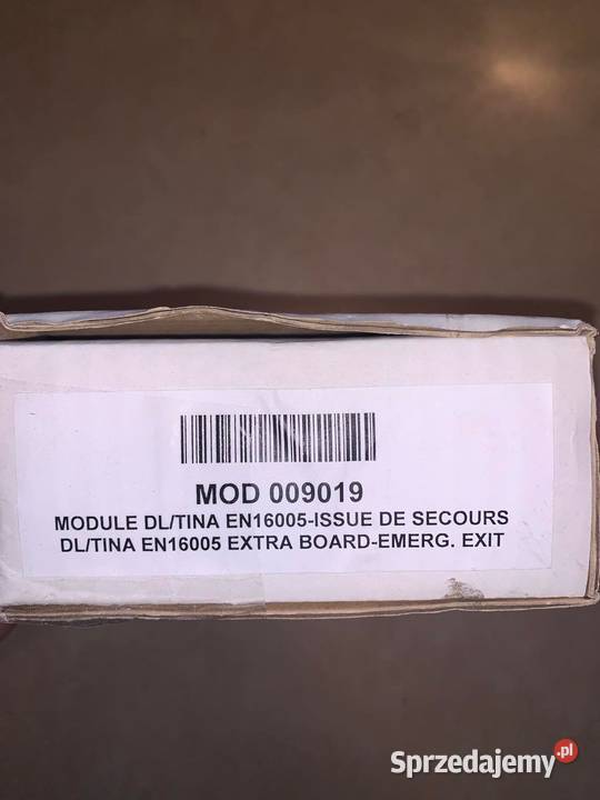E2S MOD 009019 MODULE DLTINA EN 16005ISSUE DE Warszawa