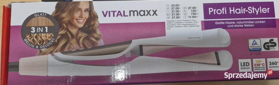 LOKÓWKOPROSTOWNICA HAIRSTYLER VITALMAXX Łódź sprzedam