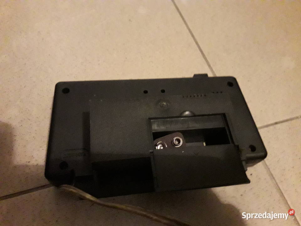 Vintage zegar elektroniczny z budzikiem prl