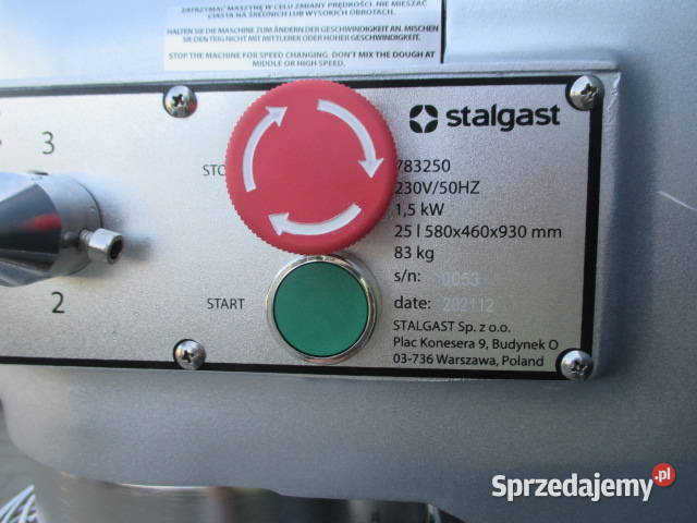 Miesiarka Planetarna 25 litrów STALGAST model