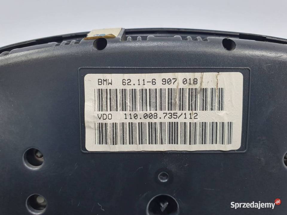 LICZNIK ZEGAR BMW E39 530D 6907018 Pozostałe