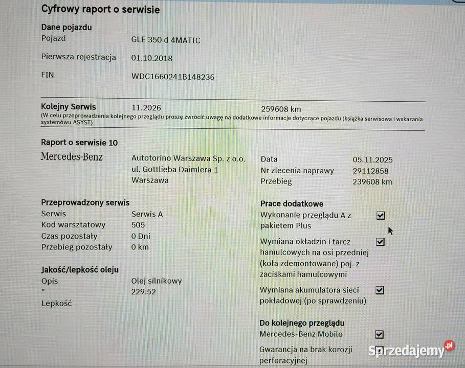 Mercedes GLE 350 AMG 4MaticSalon 1WłSerwisowany asystent parkowania