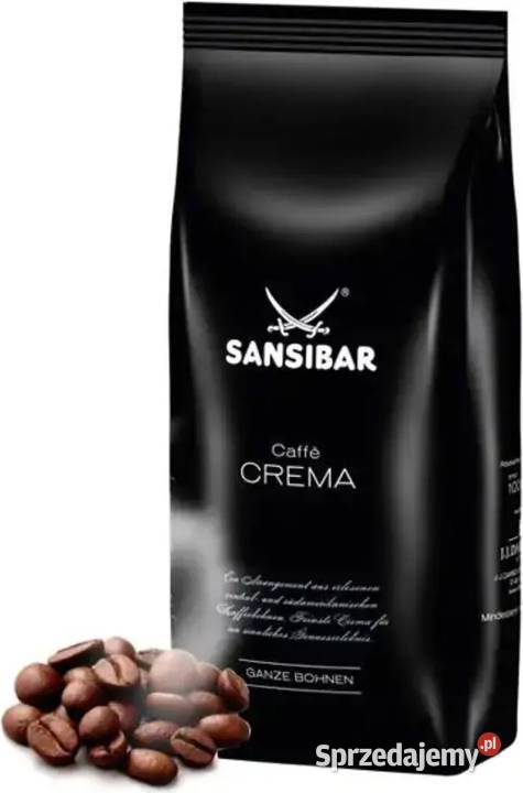 Zanzibar Caffe Crema całe ziarno 1000g x 2 Świdnica sprzedam