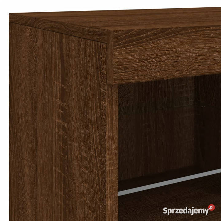 Szafka z oświetleniem LED brązowy dąb 81x37x67 sprzedam