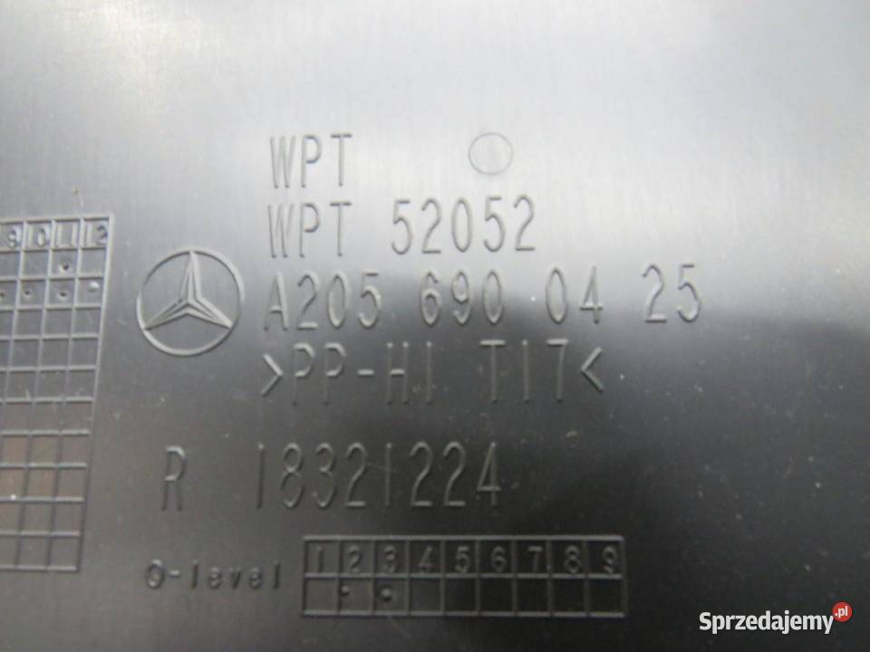 OSŁONA SŁUPKA PRAWA MERCEDES W205 A2056900425 lubelskie