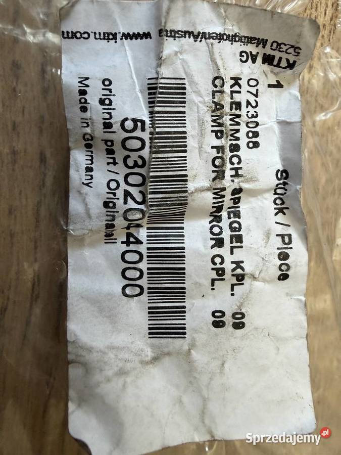 Mocowanie pompy sprzęgła magura na lusterko Kołobrzeg