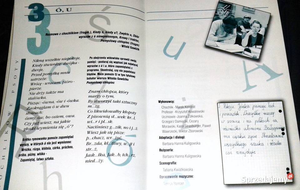 Chochlikowe psoty czyli zmagania z ortografią Cz sprzedam