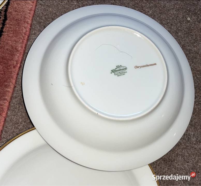 Talerz do zupy KA Krautheim Selb Bavaria Germany Porcelana i szkło