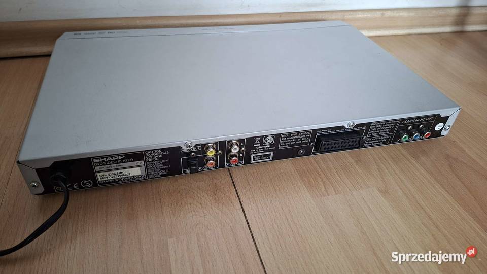 Odtwarzacz DVD Sharp DVSV92SB Uszkodzone Kraków