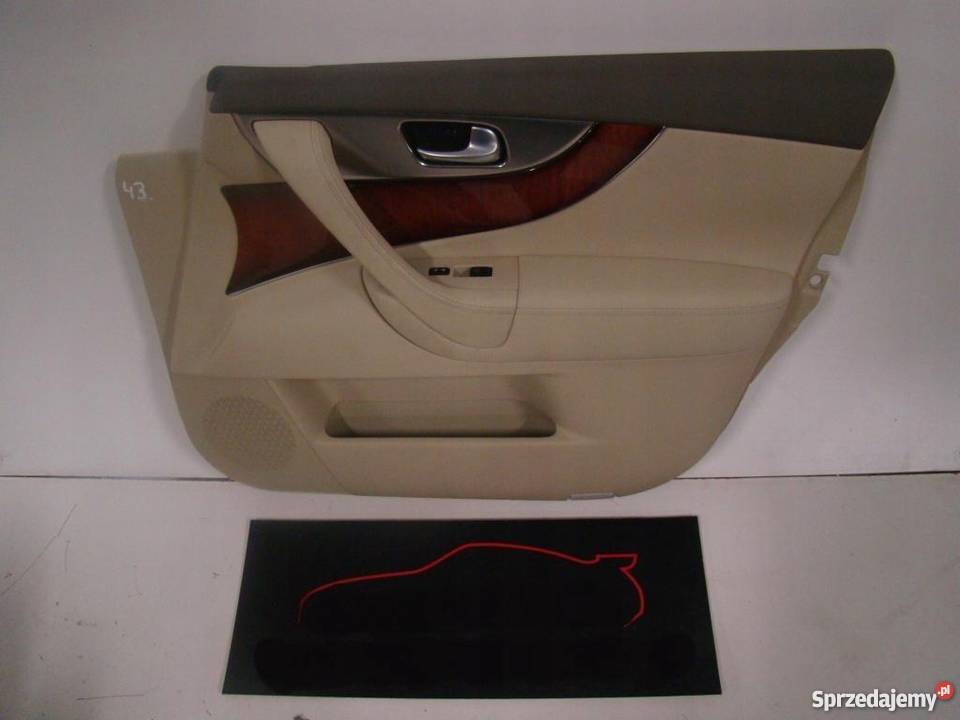 INFINITI FX 35 37 50 30D TAPICERKA DRZWI Nowy Tomyśl