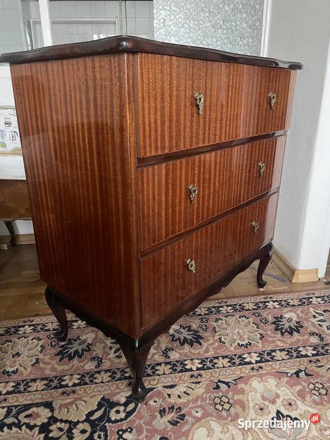Zestaw komoda kredens drewniane lakierowane mazowieckie Warszawa