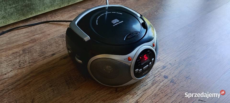 Niezawodny Boombox AEG SR 4351 CD Radio Stereo Wąbrzeźno