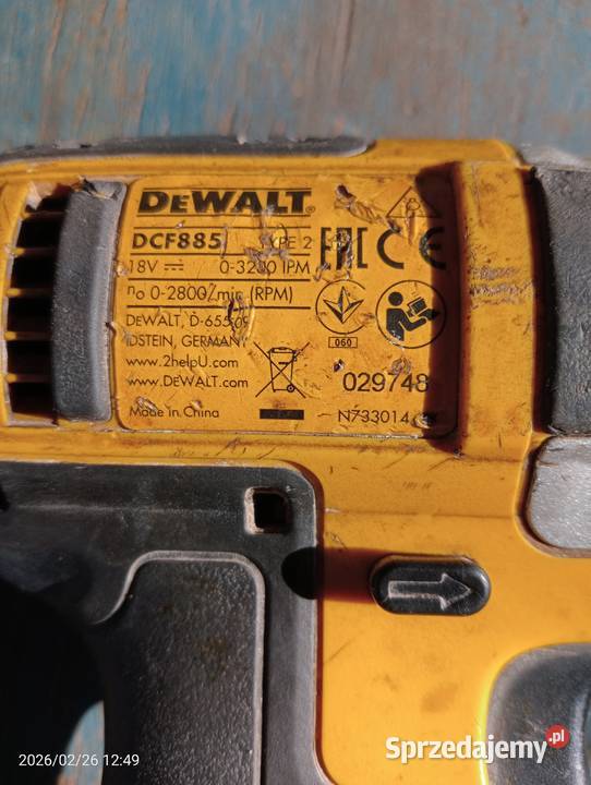 Zestaw dewalt wkrętarka dcd776 zakrętarka dcf885 małopolskie Tarnów