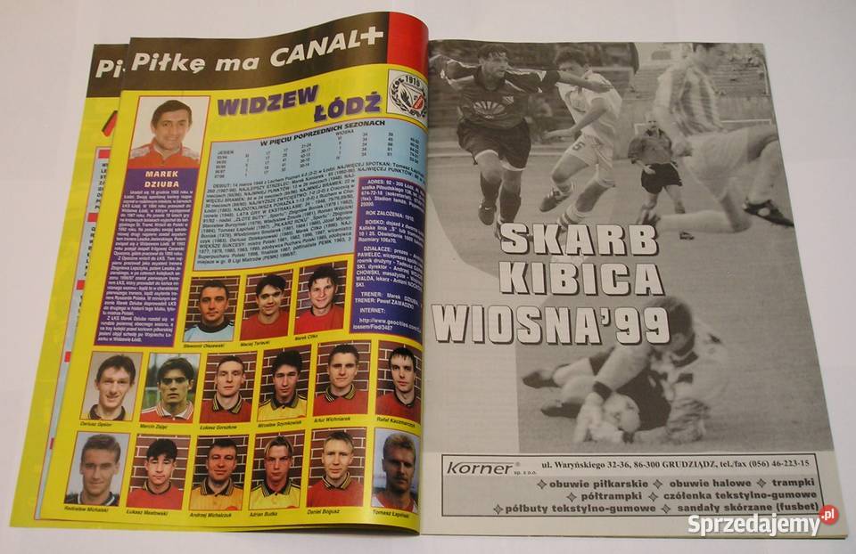 MAGAZYN SPORTOWY SKARB KIBICA LIGA 1999 Antykwariat Łódź