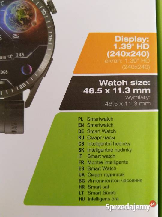 NAJTANIEJ Smartwatch Elektroniczny Zegarek Zabrze