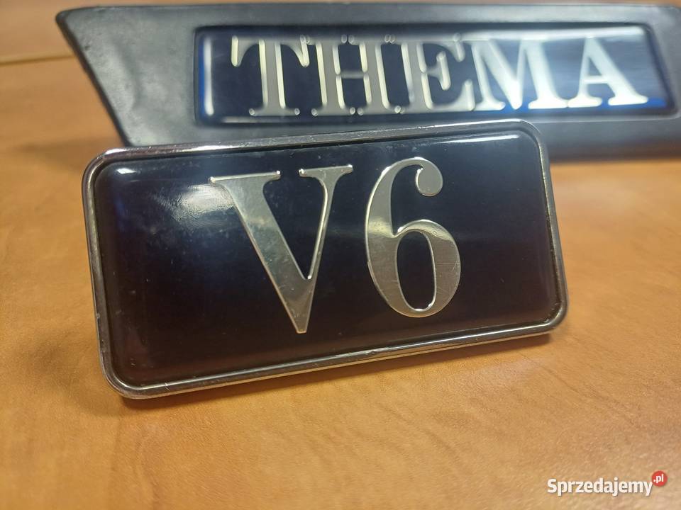 Lancia Thema 30 V6 emblemat znaczek rarytas Warszawa