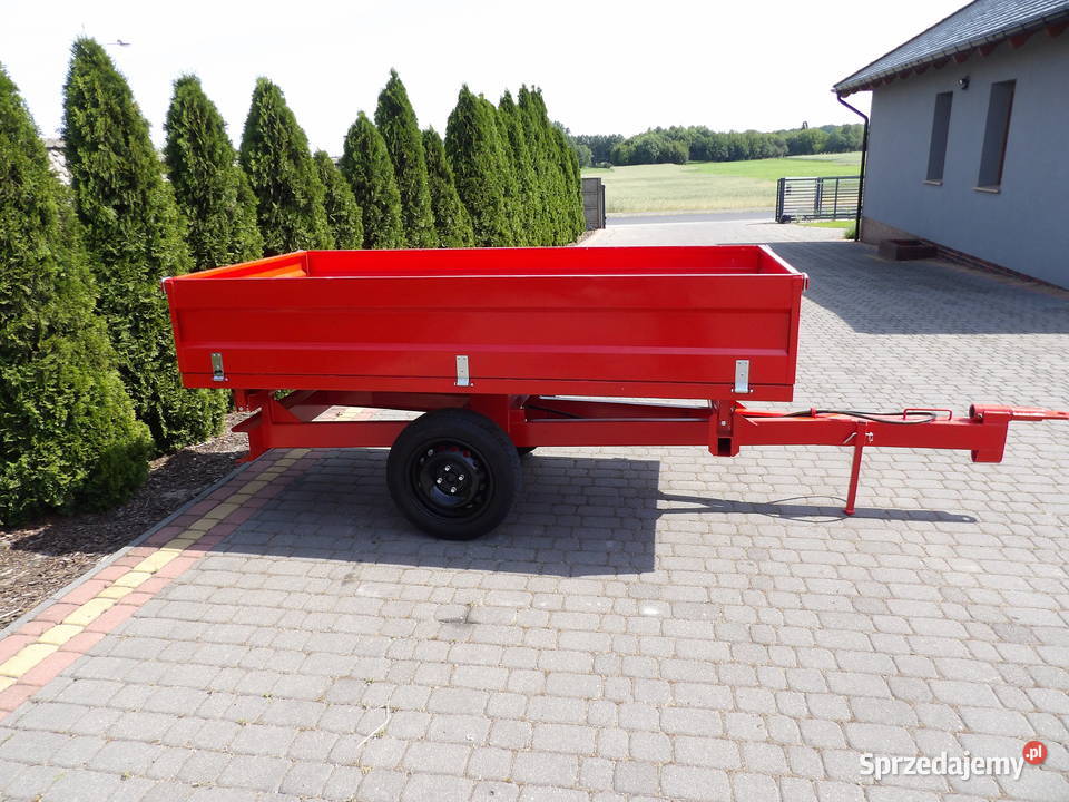 Przyczepa do mini traktorka z wywrotem 250 x 120 Włoszakowice