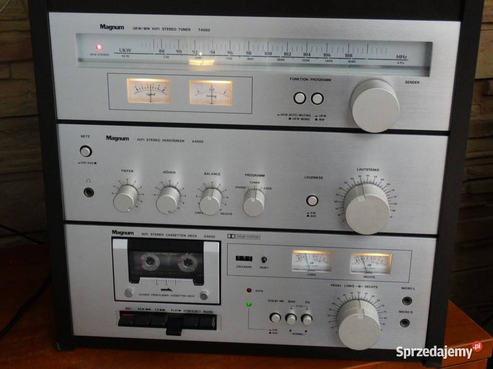 Wieża Magnum 4000 śliczna i sprawna Vintage Audio podkarpackie Jasło sprzedam